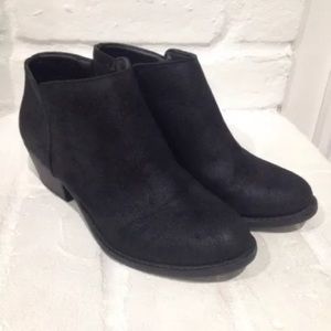Soda Black Ankle Boots Size 8